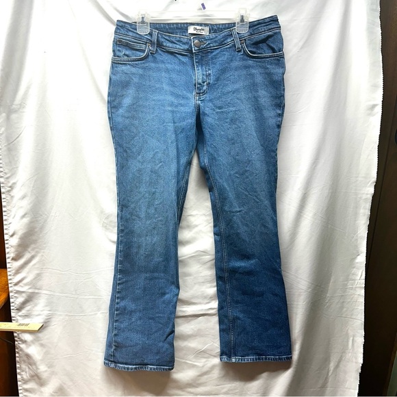 Wrangler Retro Men's 32x32 Low Rise Boot Cut Jeans Blue Denim Pocket Design - Picture 2 of 12